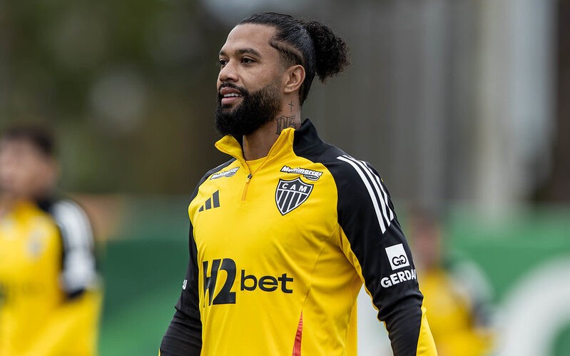 Pouco aproveitado pelo técnico Cuca, volante Otávio, do Atlético-MG, está na mira do Fluminense (Foto: Pedro Souza/Atlético)