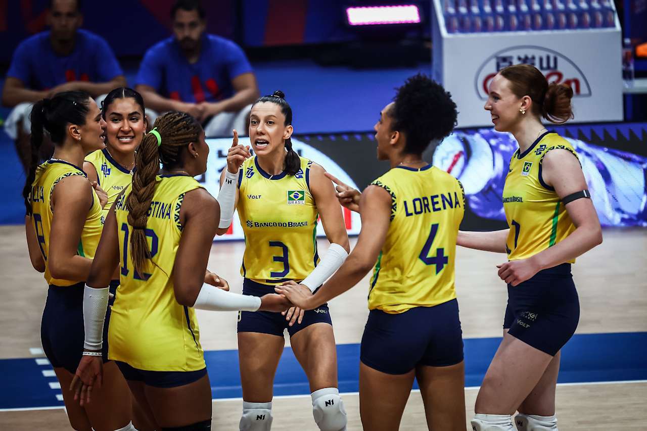 Brasil enfrenta Alemanha nas quartas da Liga das Nações de vôlei