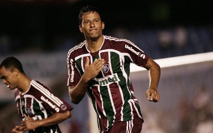 Washinton em ação pelo Fluminense na Libertadores da América de 2008 (Foto: Divulgação)