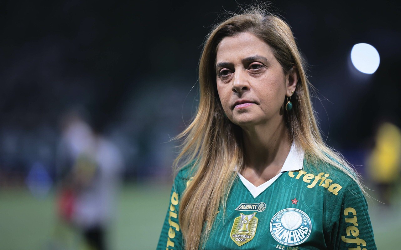 Declaração de Leila Pereira repercutiu antes de Corinthians x Palmeiras (Foto: Ettore Chiereguini/AGIF)