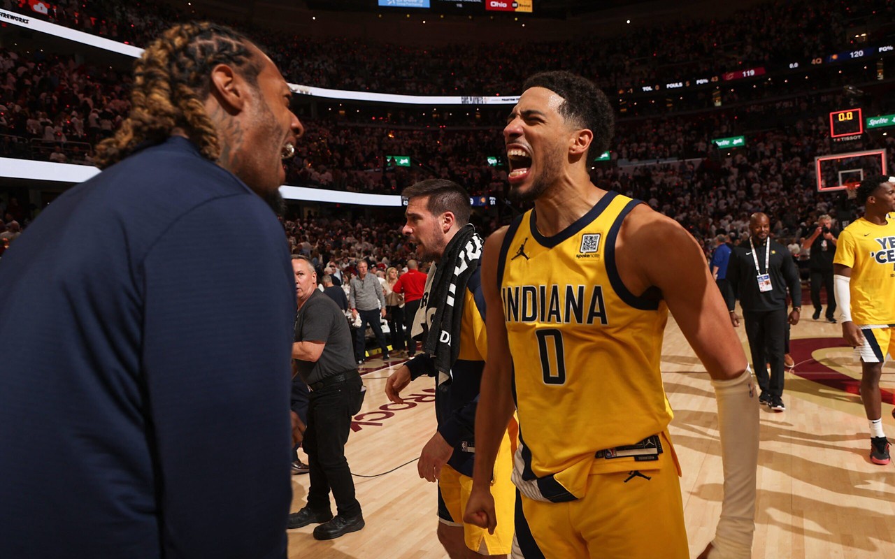 Tyrese Haliburton foi decisivo para a vitória do Indiana Pacers sobre o New York Knicks (Foto: Joe Murphy/AFP)