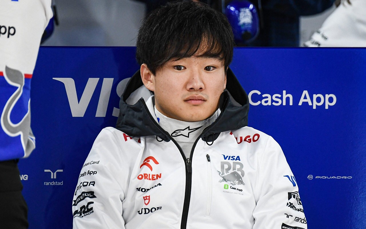 Yuki Tsunoda em ação pela Racing Bulls na temporada 2024 da Fórmula 1. (Toshifumi Kitamura / AFP)
