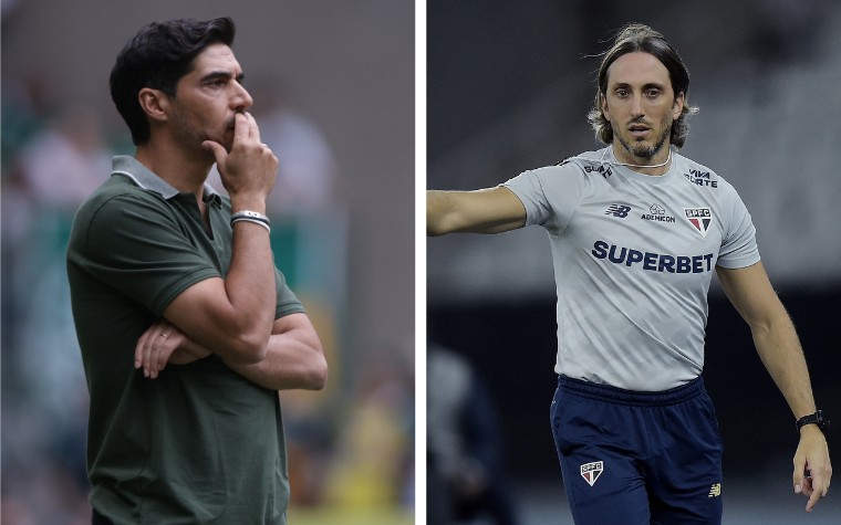 Treinadores de Palmeiras e São Paulo (Foto: AGIF)